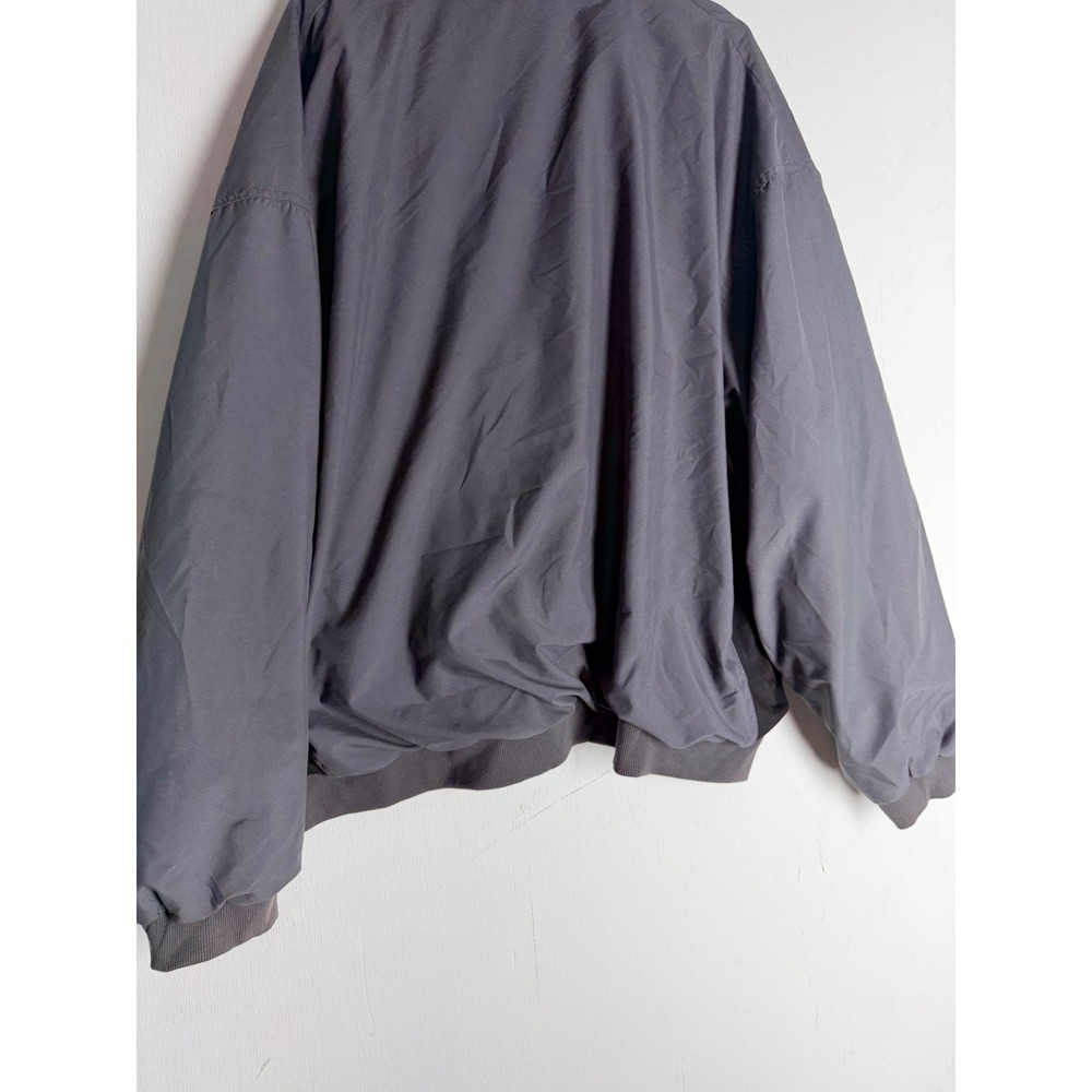 Roundtree & Yorke Sport Mens 3X Gray Windbreaker Full Zip Jacket Golf Coat - Picture 6 of 7